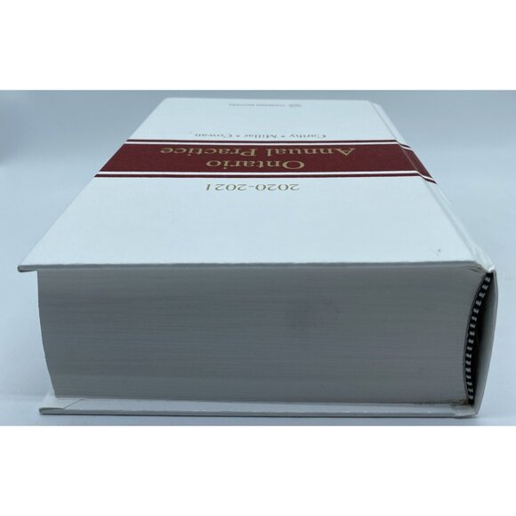 Ontario Annual Practice 2020-2021 Thomson Reuters Hardcover Book Law Canada - Picture 12 of 14